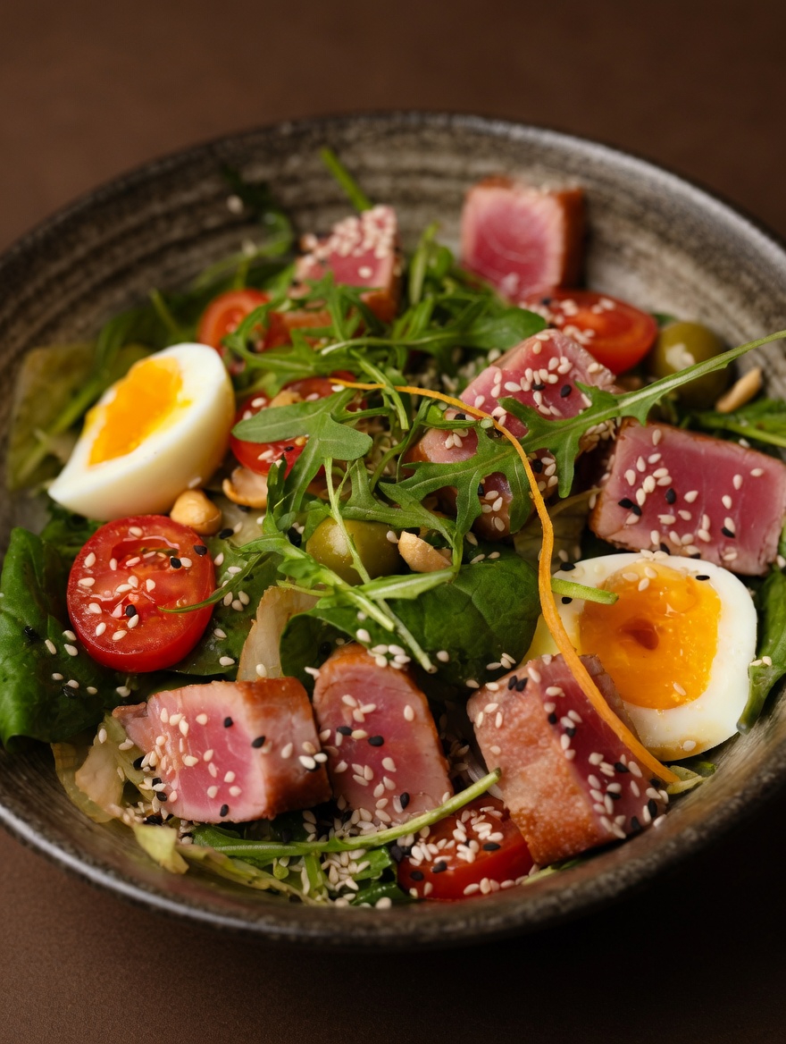 Seared Tuna Tataki Salad
