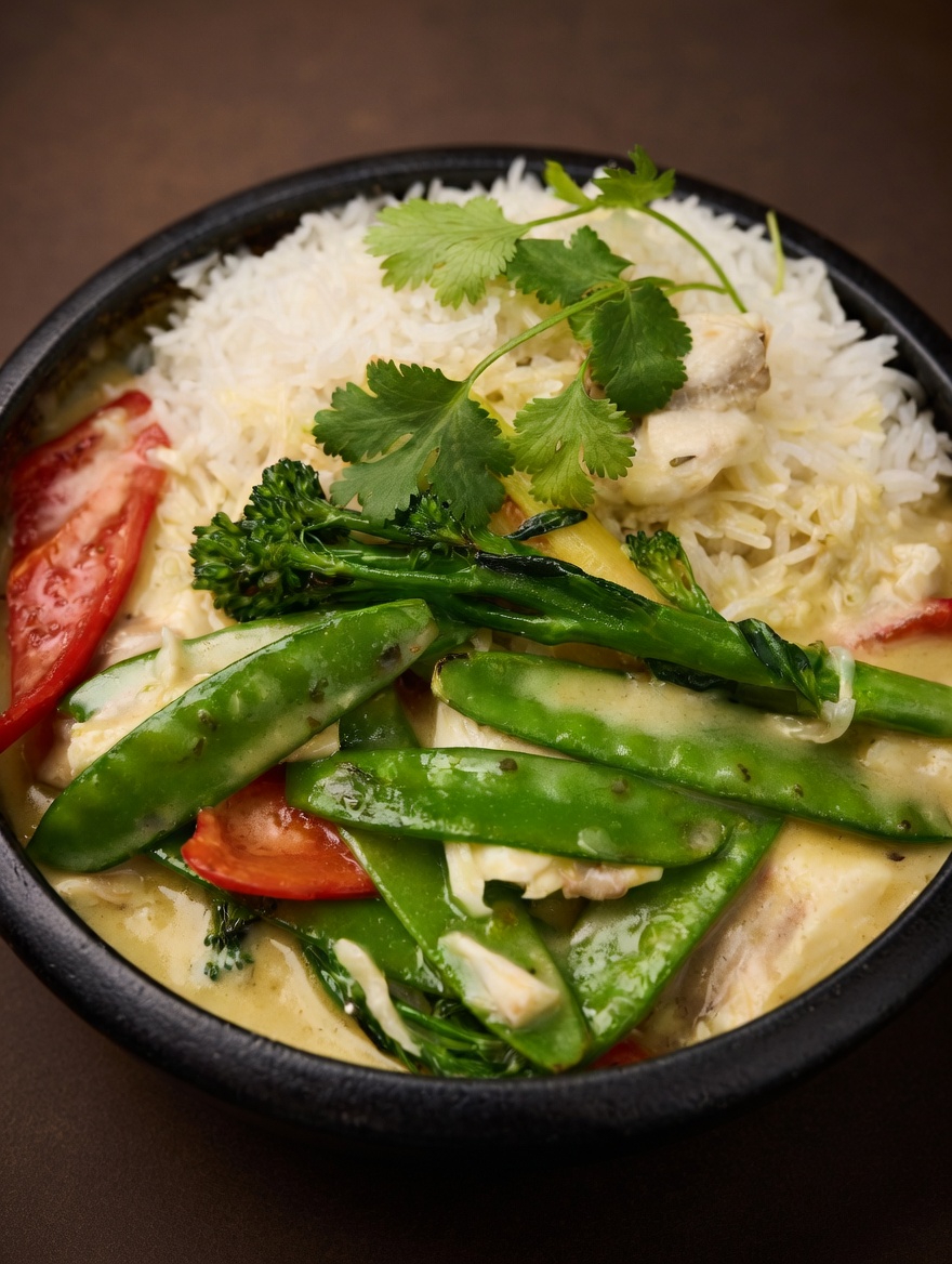 Vivid Green Thai Curry
