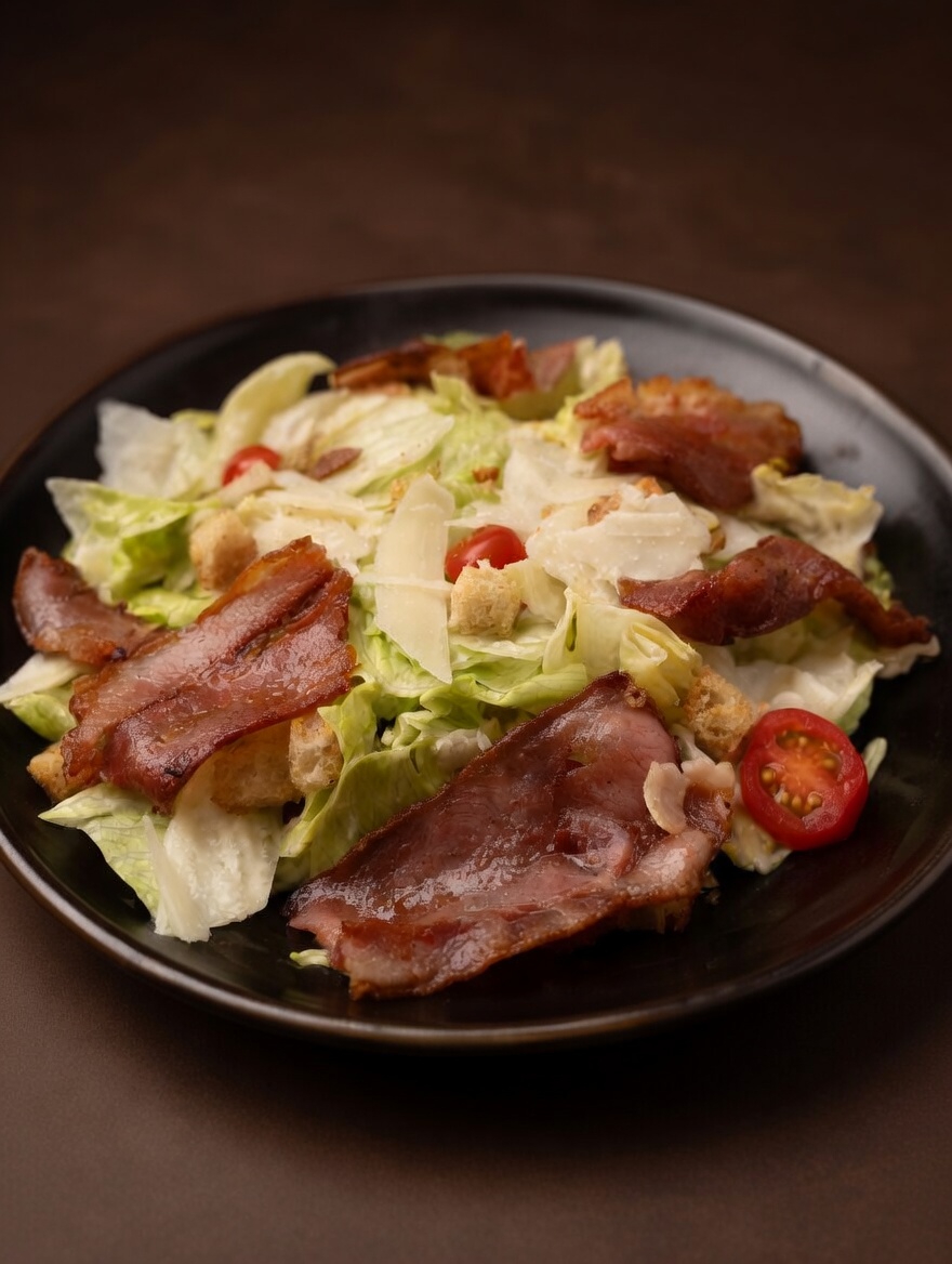 Caesar Salad With Bacon